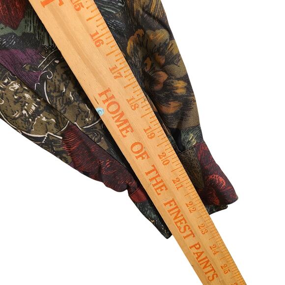 VTG 90s Carol Anderson Collection Womens Dark Floral Moody Blazer Small Jacket - Picture 12 of 12